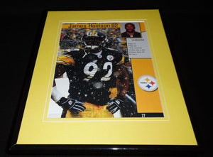 James Harrison 2006 Steelers Framed 11x14 Photo Display 