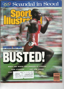 Oct 3 1988 Sports Illustrated Magazine Ben Johnson