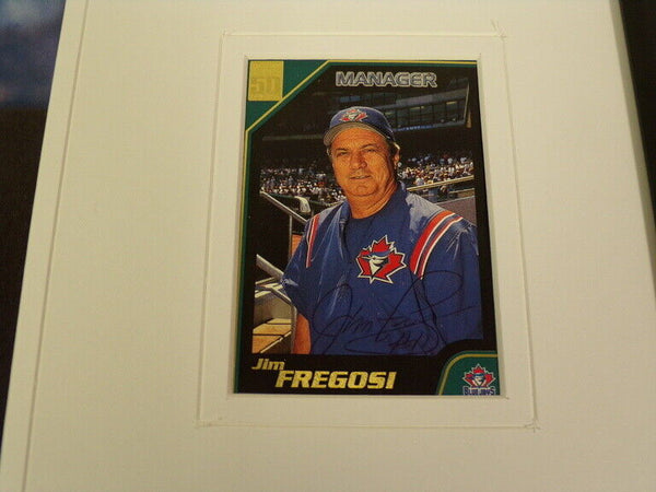 Jim Fregosi Signed Framed 12x18 Photo Display Angels