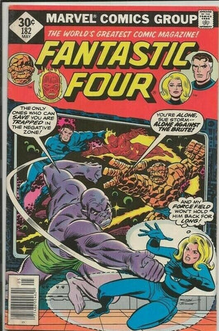 Fantastic Four #182 ORIGINAL Vintage 1977 Marvel Comics 