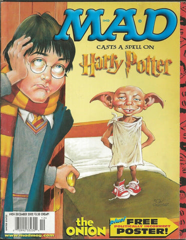 ORIGINAL Vintage Dec 2002 Mad Magazine #424 Harry Potter