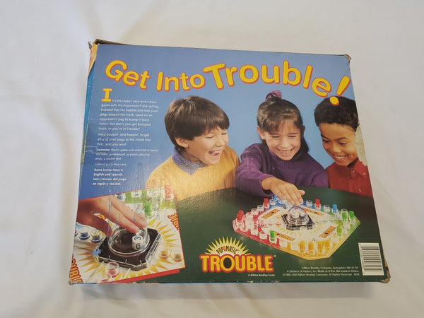 VINTAGE 1994 Milton Bradley Popomatic Trouble Board Game