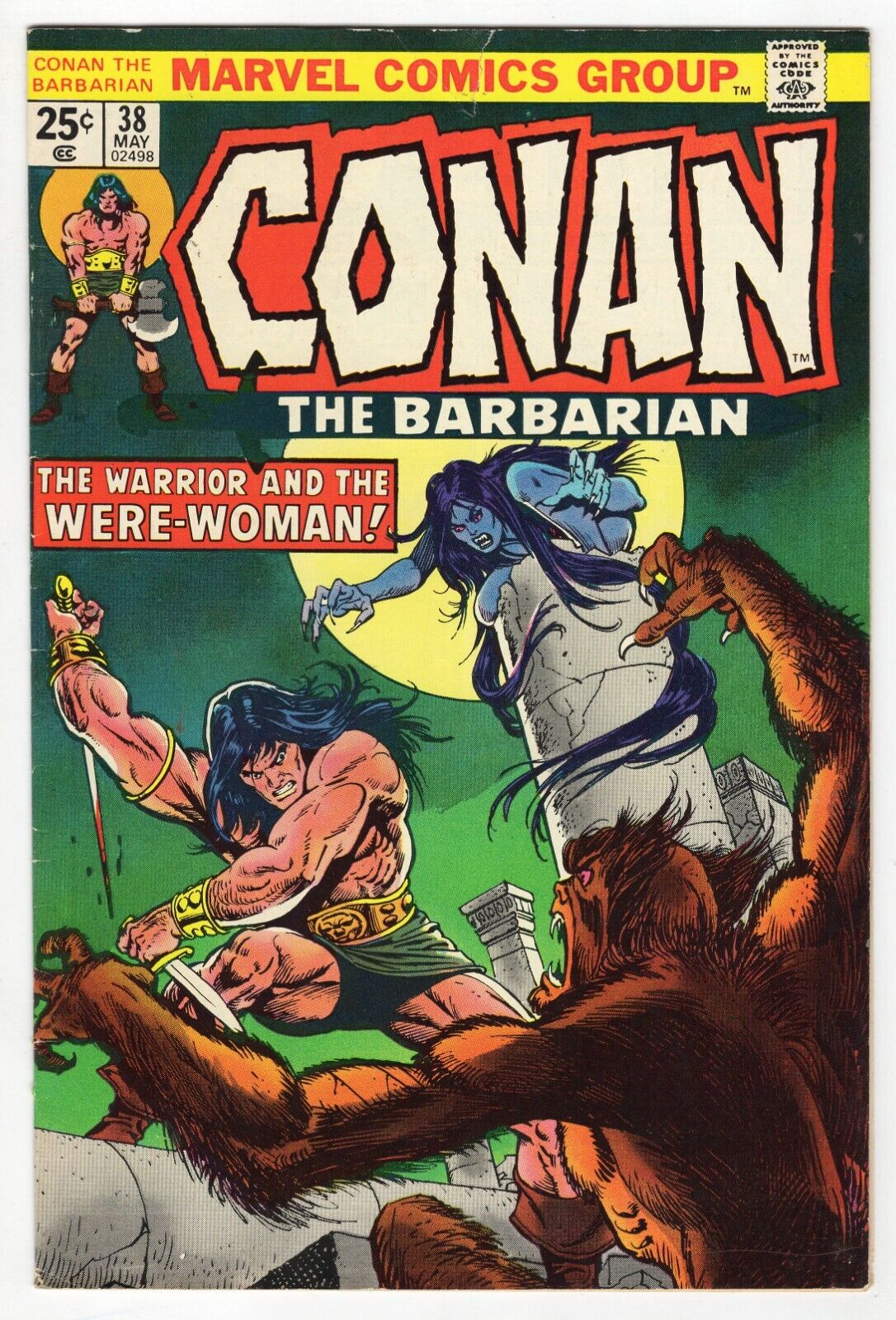 Conan the Barbarian #38 VINTAGE 1974 Marvel Comics