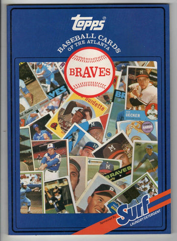 VINTAGE 1987 Surf Laundry Topps Baseball Card Atlanta Braves Book