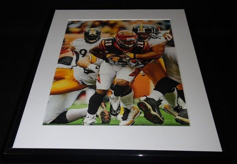 Casey Hampton Big Snack Framed 11x14 Photo Display Steelers vs Bengals