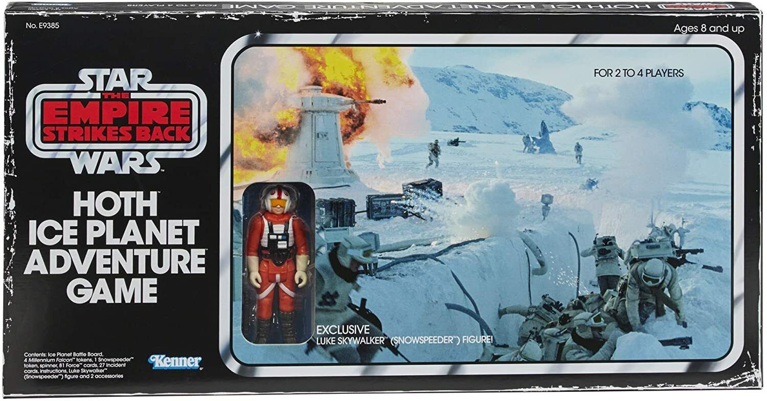 Star Wars Empire Strikes Back Hoth Ice Planet Retro Game w/ Excl Luke Skywalker