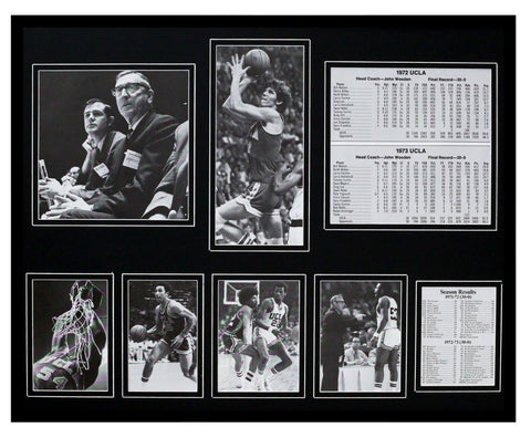 1972/73 UCLA Bruins Team Framed 16x20 Photo Display John Wooden