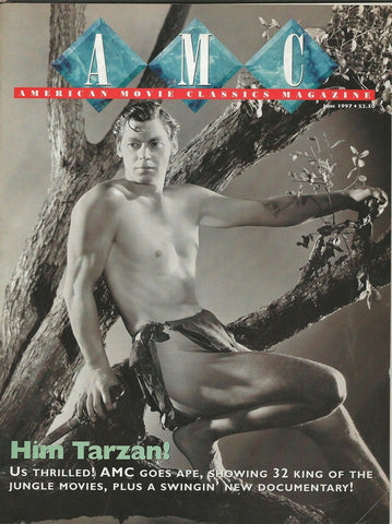 ORIGINAL Vintage June 1997 AMC Magazine Tarzan Jimmy Stewart