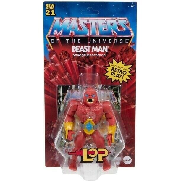 NEW SEALED 2021 Masters of the Universe Retro Play Beast Man Action Figure MOTU