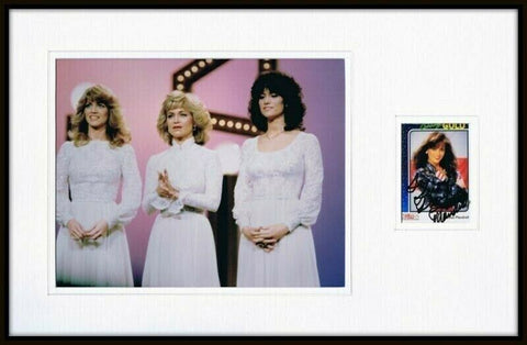 Louise Mandrell Signed Framed 11x17 Photo Display w/ Sisters