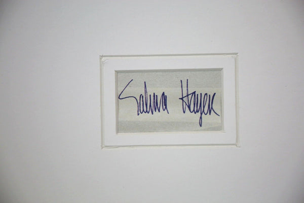 Salma Hayek Facsimile Signed Framed 16x20 Photo Display