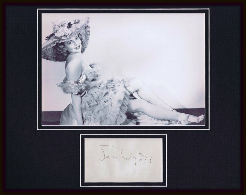 Jane Wyatt Signed Framed 11x14 Photo Display 