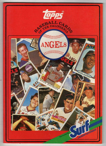 VINTAGE 1987 Surf Laundry Topps Baseball Card California Angels Book