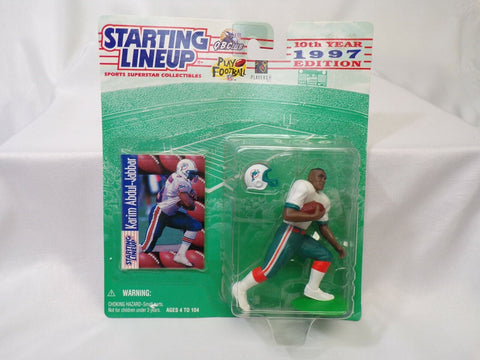 VINTAGE SEALED 1997 Starting Lineup SLU Figure Karim Abdul Jabbar Dolphins