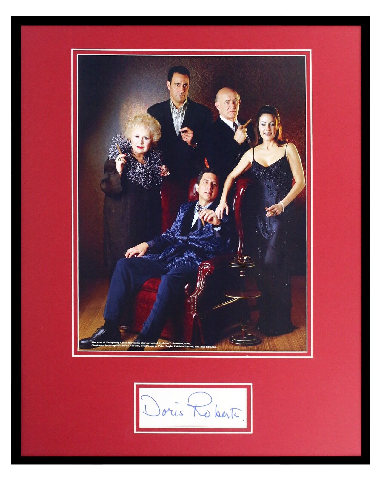 Doris Roberts Signed Framed 16x20 Photo Display w/ Everybody Loves Raymond Cast 