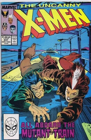 Uncanny X-Men #237 ORIGINAL Vintage 1988 Marvel Comics 