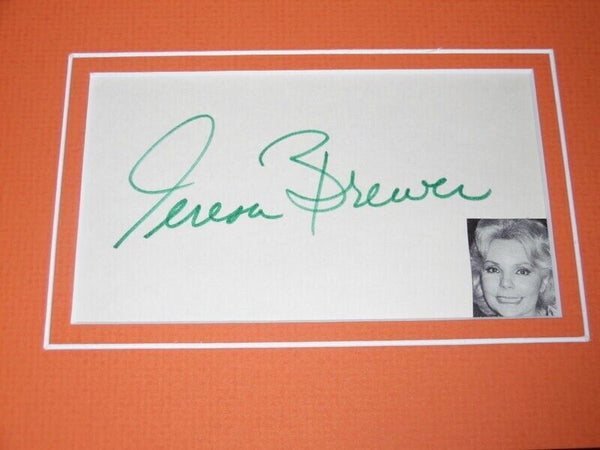 Teresa Brewer Signed Framed 11x14 Photo Display Muppet Show w/ Kermit & Piggy