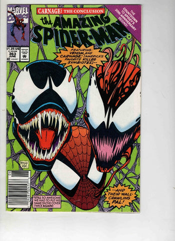 Amazing Spider-Man #363 1992 Marvel Comics Venom Carnage