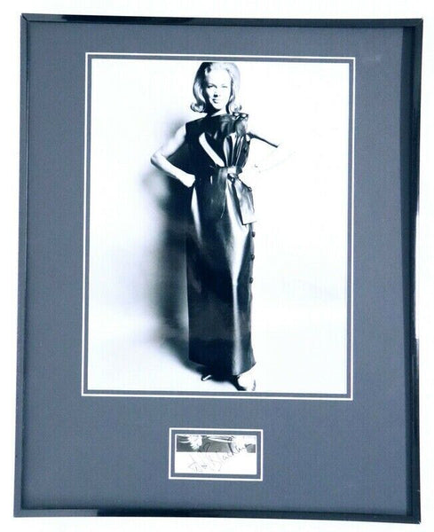 Honor Blackman Signed Framed 16x20 Photo Display James Bond Girl Goldfinger 