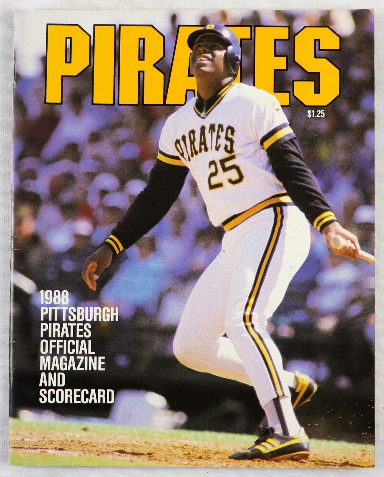 1988 Braves @ Pittsburgh Pirates Scorebook Scored Bobby Bonilla