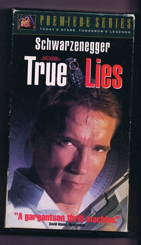 True Lies (1994) VINTAGE VHS Cassette 