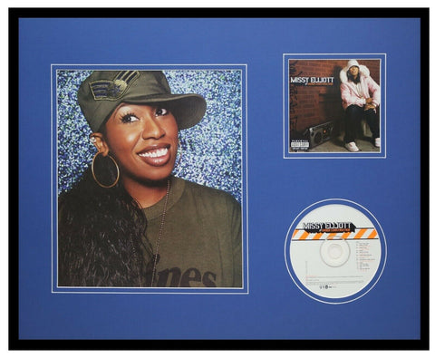 Missy Elliott Framed 16x20 Under Construction CD & Photo Display