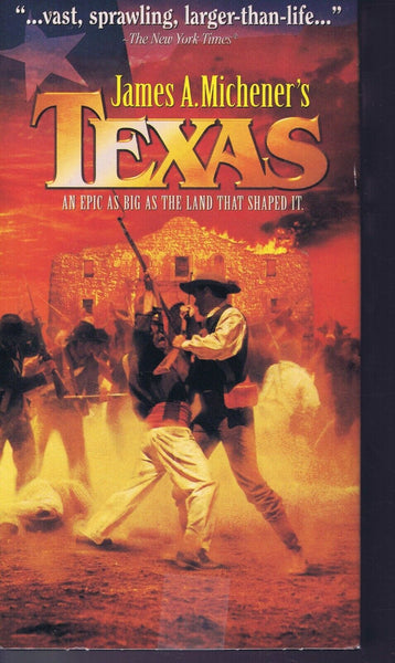 James Michener Texas VINTAGE VHS Cassette 