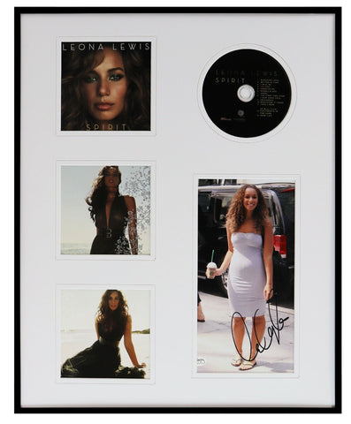 Leona Lewis Signed Framed 16x20 Spirit CD & Photo Set JSA