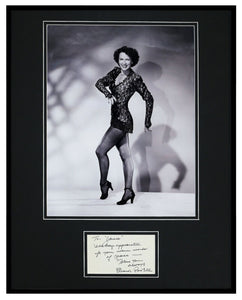 Eleanor Powell Signed Framed 16x20 Note & Photo Display Born to Dance