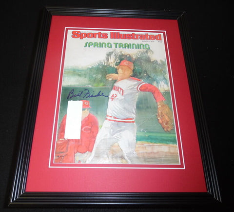 Bill Fischer Signed Framed 1979 Sports Illustrated Magazine Cover Reds