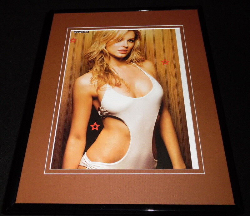 Shandi Finnessey 2007 Framed 11x14 Swimsuit Photo Display Lingo