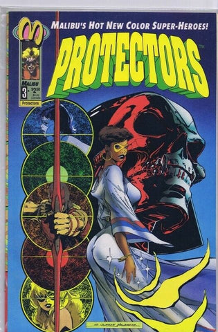 Protectors #3 ORIGINAL Vintage 1992 Malibu Comics GGA