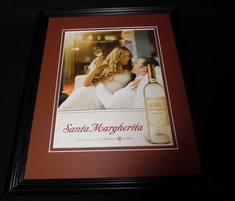 2015 Terlato Wines Santa Margherita Framed 11x14 ORIGINAL Advertisement