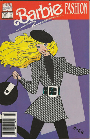 Barbie Fashion #10 ORIGINAL Vintage 1991 Marvel Comics GGA 