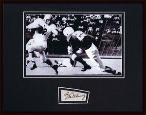 Hugh McElhenny Signed Framed 11x14 Photo Display JSA 49ers Vikings