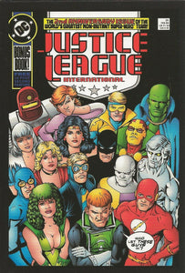 Justice League International #24 1989 4x5" Cover Postcard 2010 DC Comics  