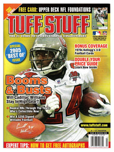 VINTAGE 2005 Tuff Stuff Magazine Year in Review Cadillac Williams Bucs