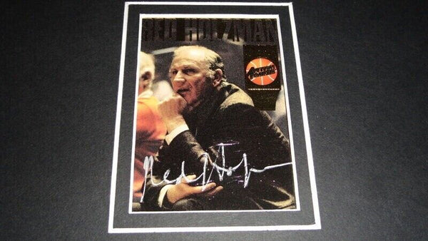 Red Holzman Signed Framed 12x18 Photo Display JSA Knicks