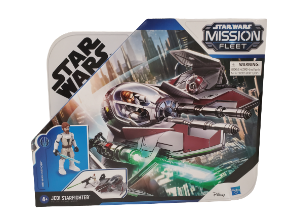 NEW SEALED 2021 Star Wars Mission Fleet Obi Wan Kenobi Jedi Star Fighter