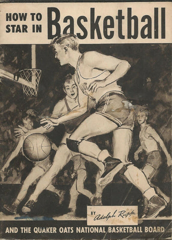 ORIGINAL Vintage 1948 Quaker Oats Adolph Rupp How to Star in Basketball Book