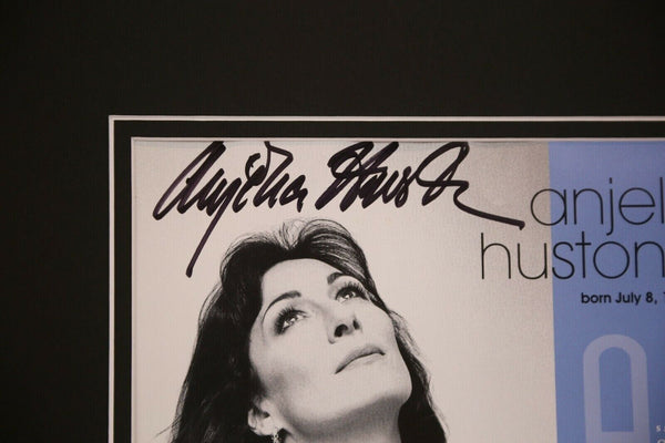 Anjelica Huston Signed Framed 16x20 Photo Set Addams Family The Grifters