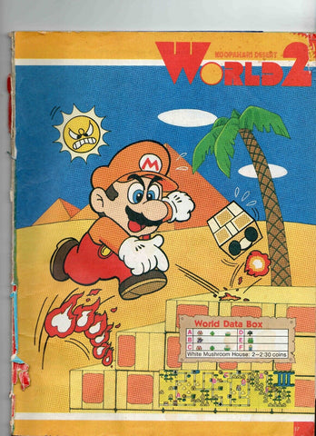 VINTAGE 1990 Nintendo Power Super Mario Bros 3 Strategy Guide Coverless