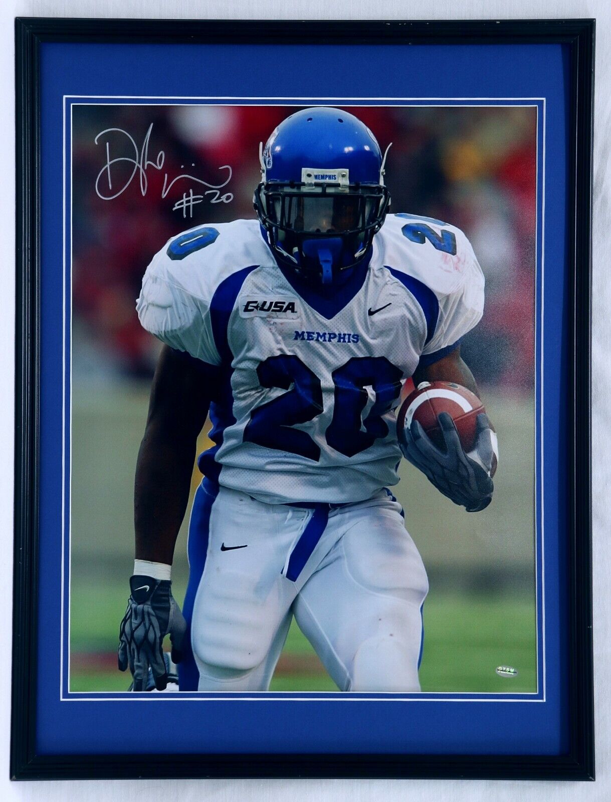 Deangelo Williams Signed Framed 18x24 Photo Display GTSM Kentucky Steelers