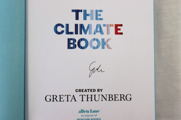 Greta Thunberg Signed Hardcover The Climate Book