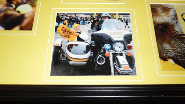 Myron Cope Steelers Terrible Towel Framed 18x24 Photo Display Sidney Crosby