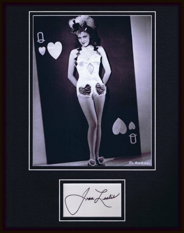 Joan Leslie Signed Framed 11x14 Photo Display JSA