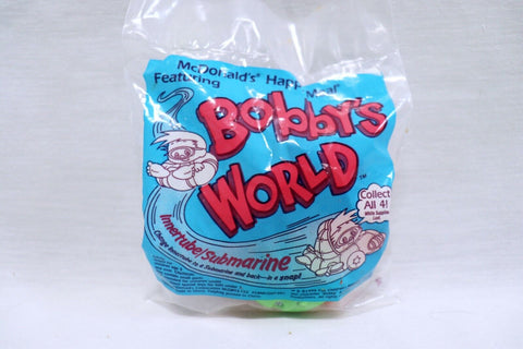 VINTAGE SEALED 1994 McDonald's Bobby's World Innertube Submarine Toy