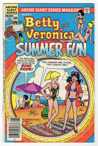 Archie Giant Series #529 VINTAGE 1983 Archie Comics GGA Betty Veronica Summer