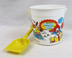 VINTAGE 1984 McDonald's Happy Pail Beach Bucket 84 Olympics Hamburglar