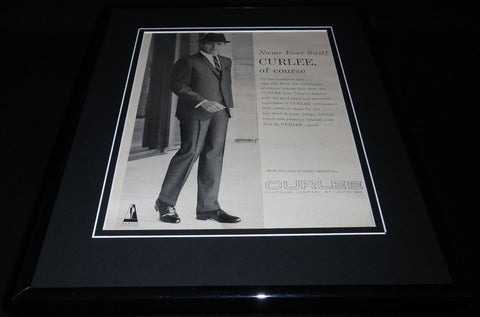 1958 Curlee Clothing Co St Louis 11x14 Framed ORIGINAL Vintage Advertisement